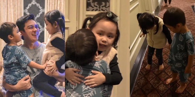 Inheriting Baim Wong's Charm, Here are 7 Cute Moments of Kiano Making Child Tiktok Celeb Shabira Alula Salting