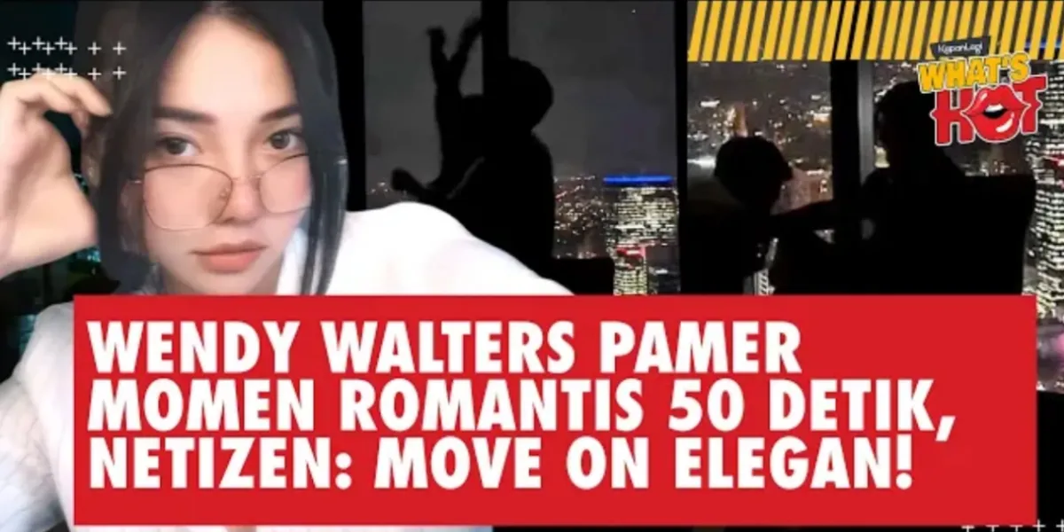 Wendy Walters Shows a 50-Second Romantic Moment, Netizens: An Elegant Move On!