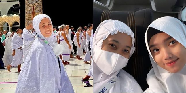 Realizing Vanessa Angel's Desire, Here are a Series of Photos of Fuji Inviting Gala Sky's Caregiver for Umrah - Expressing Emotional Feelings