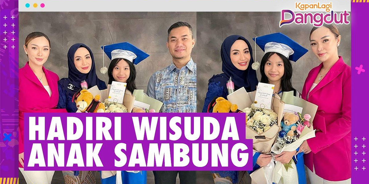 Zaskia Gotik Attends Stepchild's Graduation, Gets Along with Imel Putri Cahyati