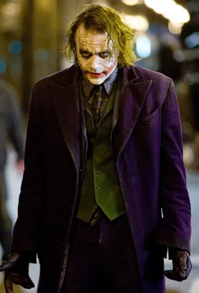 Heath Ledger saat berperan sebagai Joker