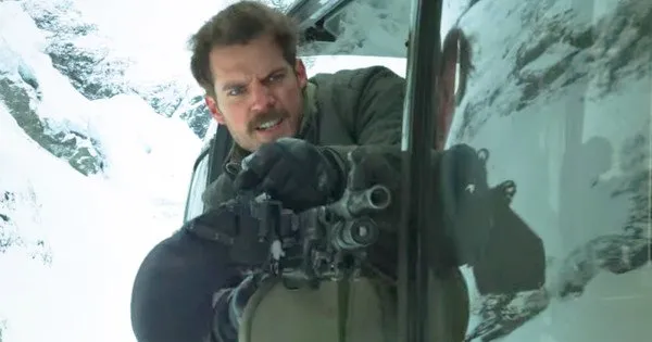 Henry Cavill dalam MISSION IMPOSSIBLE FALLOUT. (Universal Pictures)