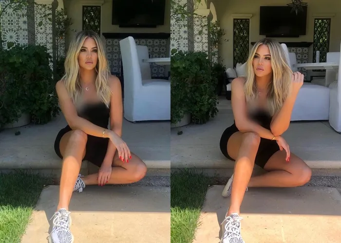 Perubahan hidung Khloe yang semakin ramping diduga karena operasi. (instagram.com/khloekardashian)