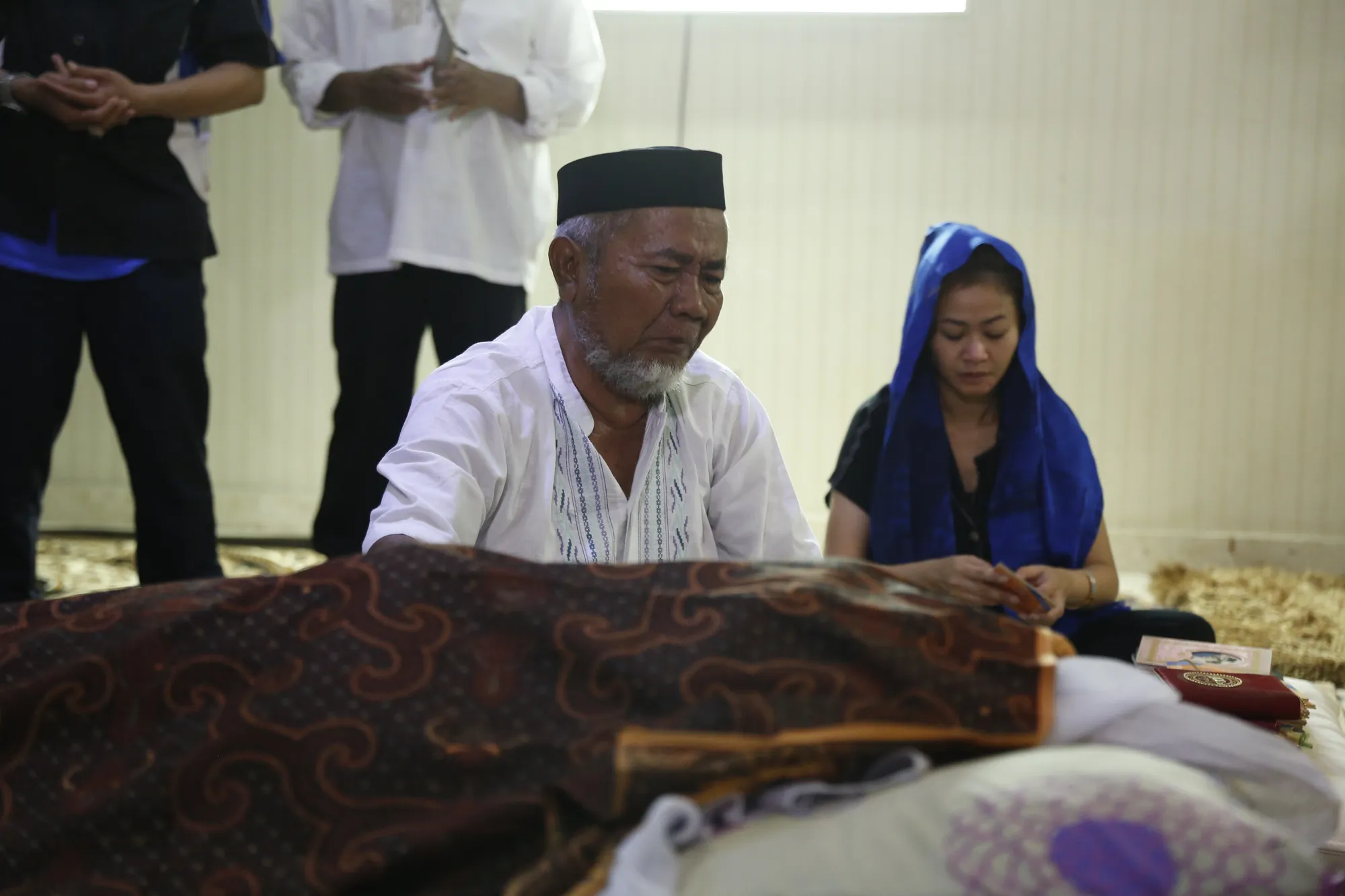 Jenazah Ibunda Eko Patrio © Kapanlagi/Muhammad Akrom Sukarya