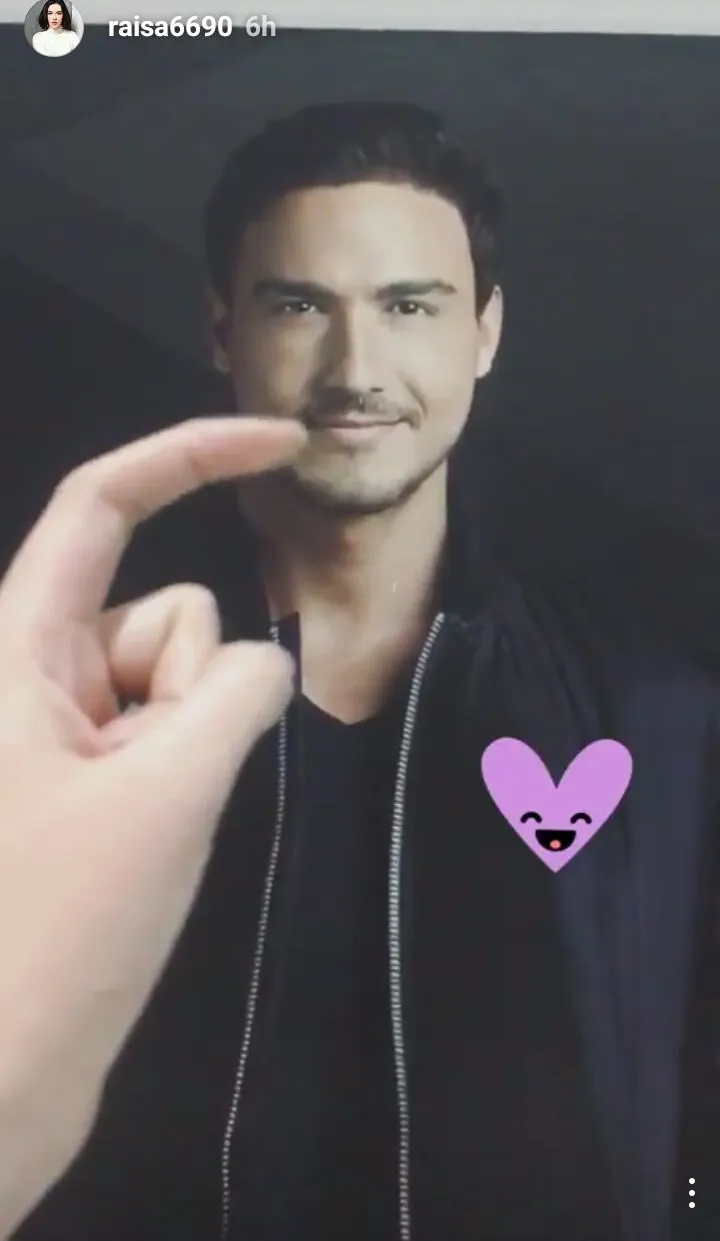 Foto Hamish yang dicolek Raisa © instagram.com/raisa6690