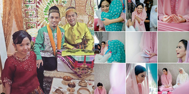 Pengajian di rumah kedua mempelai/©instagram.com/exploretags/#chandraninawedding