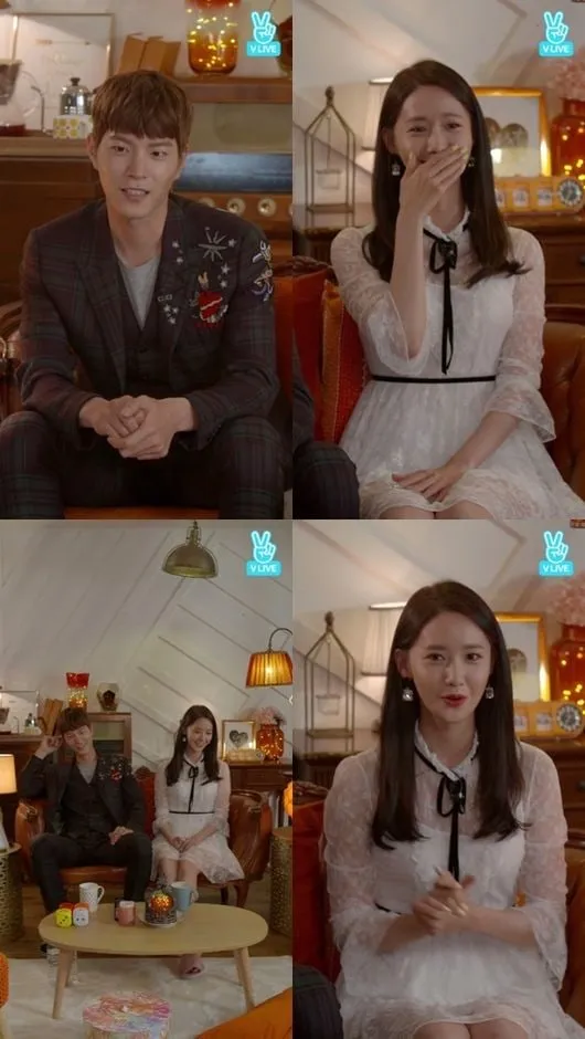 Hong Jong Hyun dan Yoona di acara Early Interview © V Live