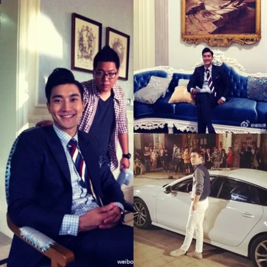 Choi Siwon saat berada di lokasi syuting Billion Dollars Heirs @allkpop.com
