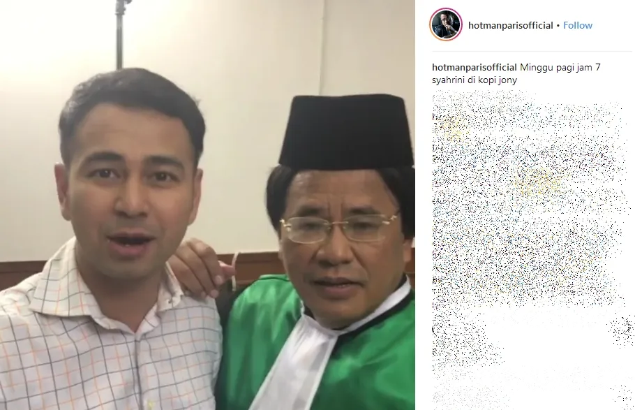 Hotman berharap tak jadi hakim cerai Raffi ©instagram/hotmanparisofficial