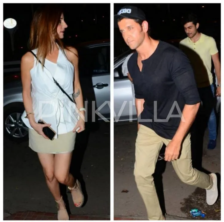 Hrithik dan Sussanne ketahuan makan malam berdua ©pinkvilla