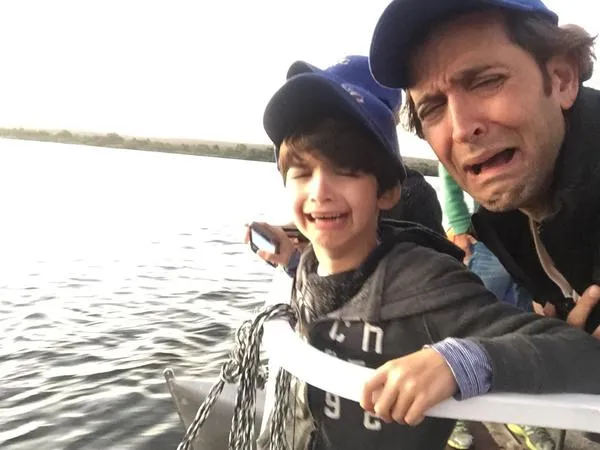 Ini dia kebersamaan Hrithik Roshan saat berburu buaya bareng sang putra @twitter.com/iHrithik