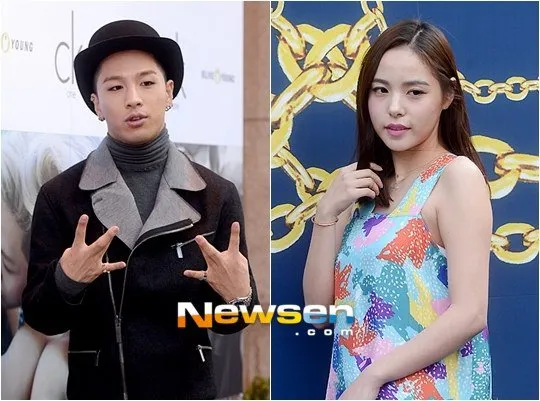 Hubungan Taeyang dan Min Hyo Rin diresmikan pihak agensi. credit ©as tagged