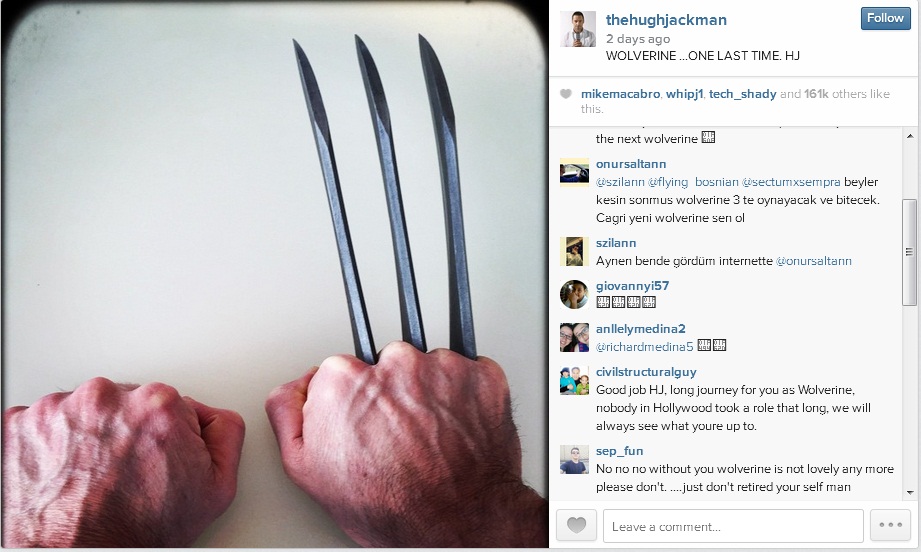 Update Hugh Jackman soal terakhir kalinya menjadi Wolverine © instagram.com/thehughjackman