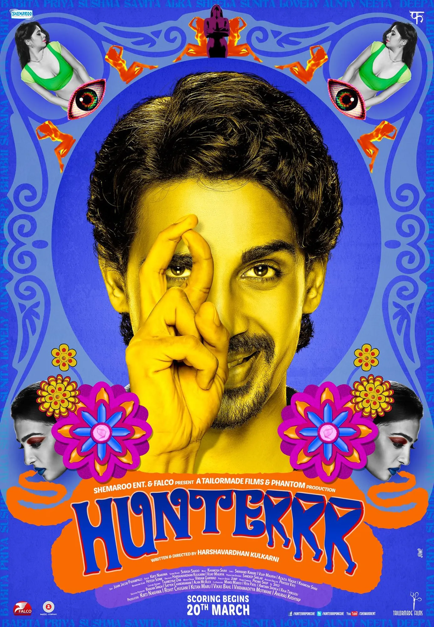 Poster film 'HUNTERRR' yang dibintangi Radhika Apte @indiannerve.com