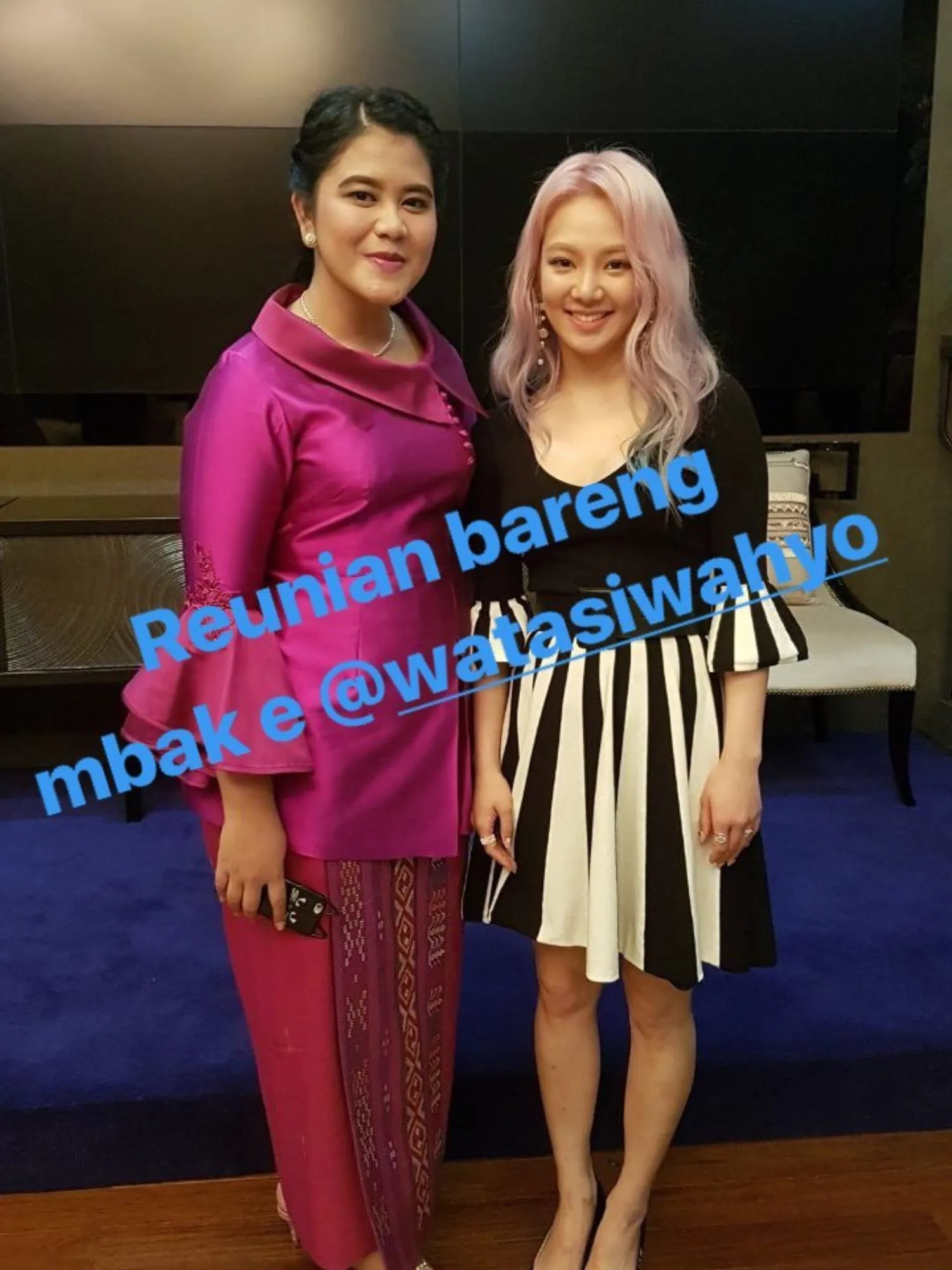 Kahiyang juga update IG story bareng Hyoyeon © instagram.com/kahiyang.ayu
