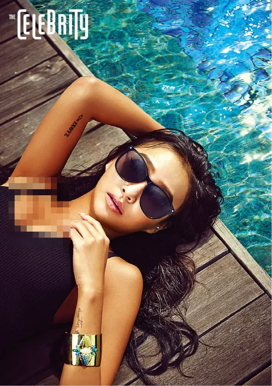 Salah satu hasil pemotretan Hyorin di Bali © The Celebrity
