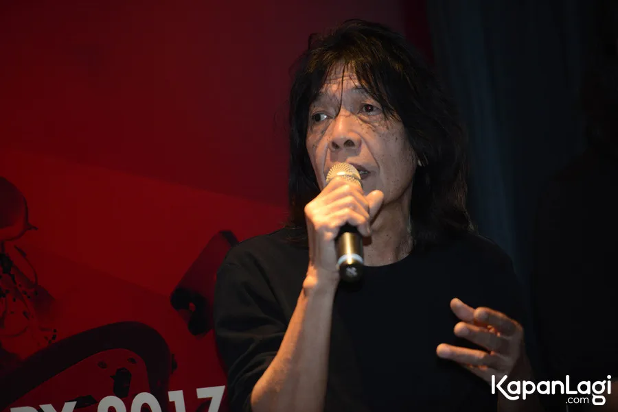 Ian Antono mengungkap God Bless tak boleh diganggu sebelum manggung © KapanLagi.com®/ Muhammad Akrom Sukarya