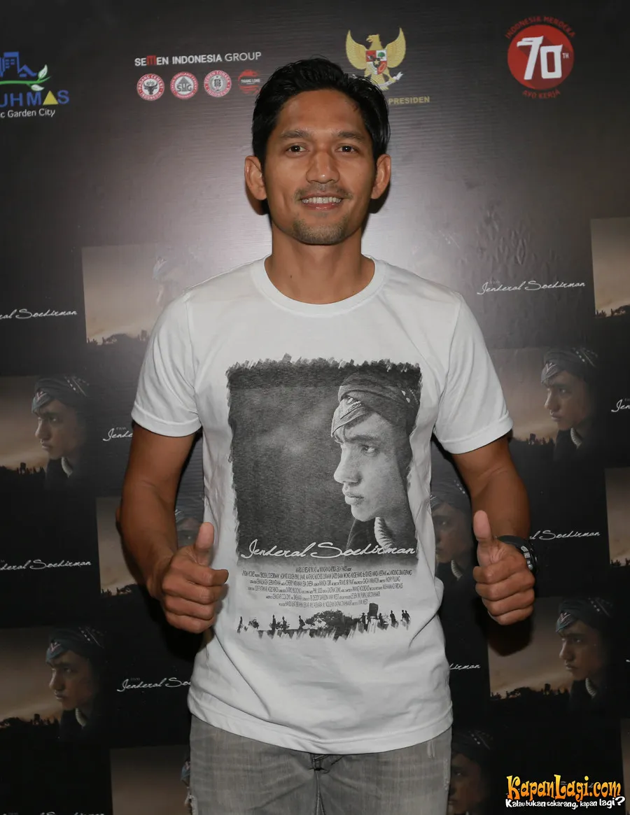 Ibnu Jamil menikmati adegan di film JENDERAL SOEDIRMAN © KapanLagi.com®/Budy Santoso