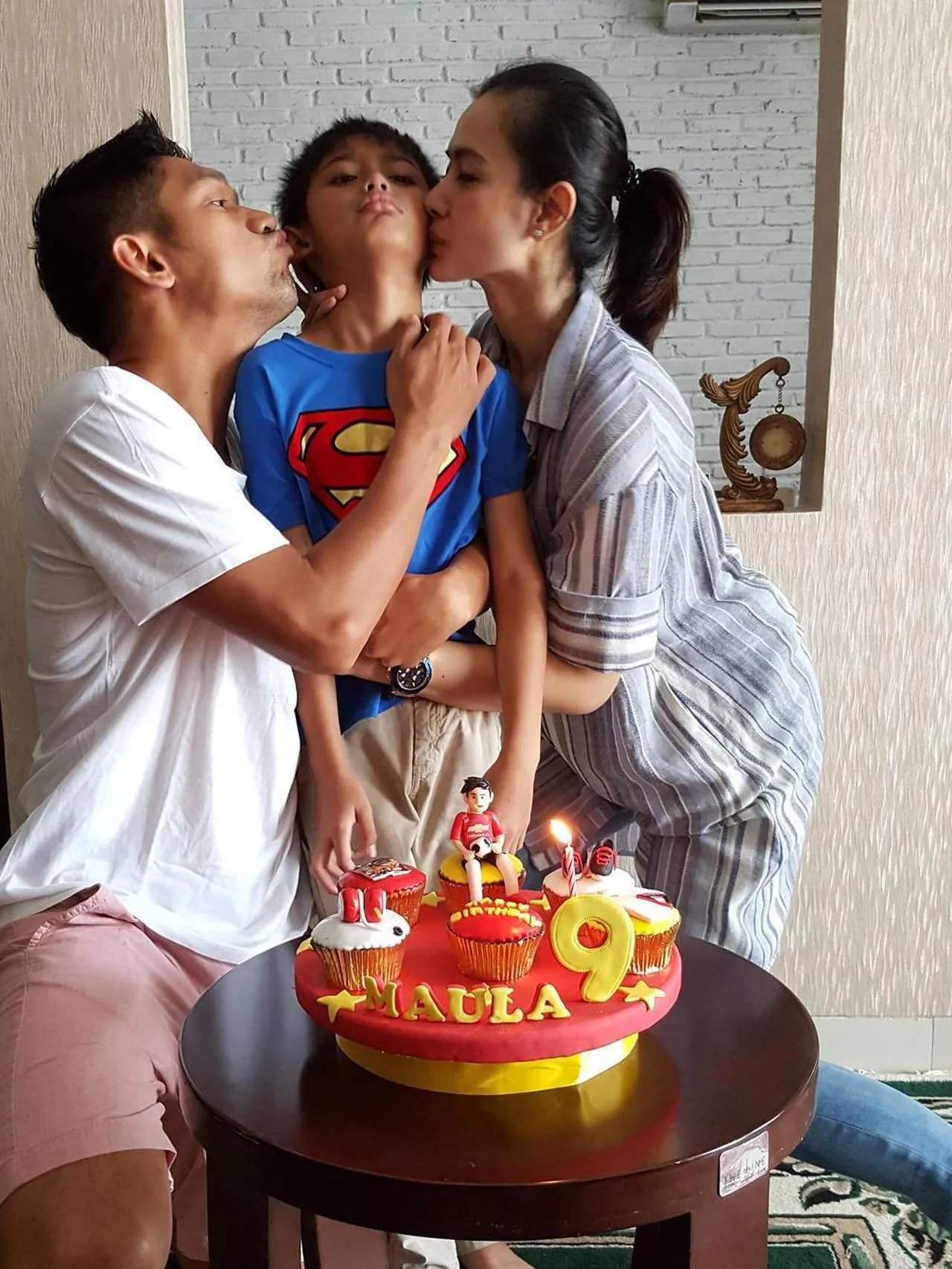 Ade Maya menyebut anaknya itu tak mau berbicara dengan Ibnu Jamil © via liputan6.com