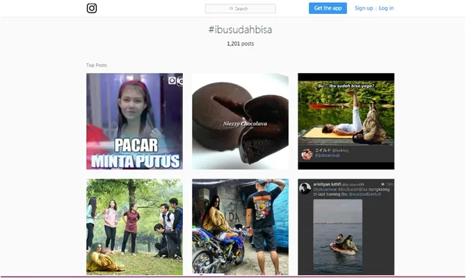 Tagar #IbuSudahBisa di Instagram