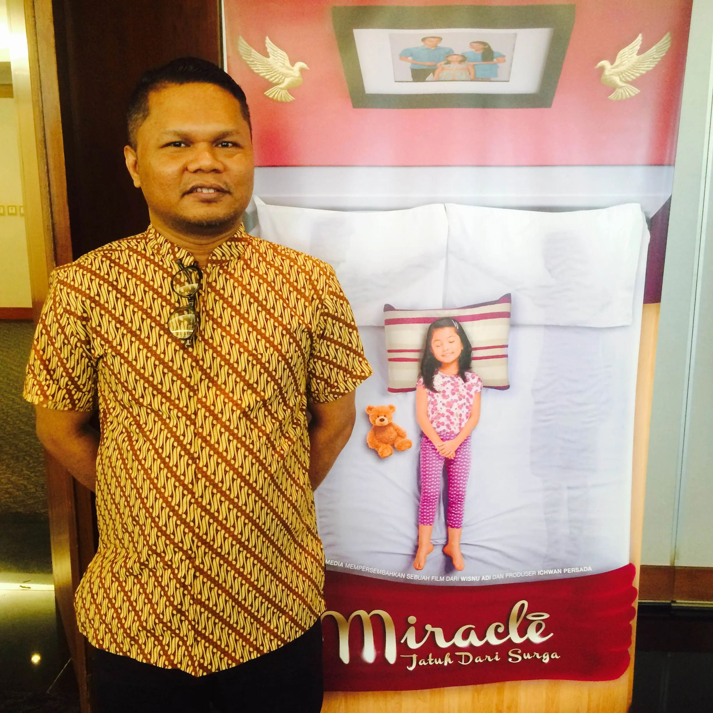 Produser Ichwan Persada merasa beruntung menemukan bakat Naomi Ivo © KapanLagi.com®/Abbas Adi Nugroho