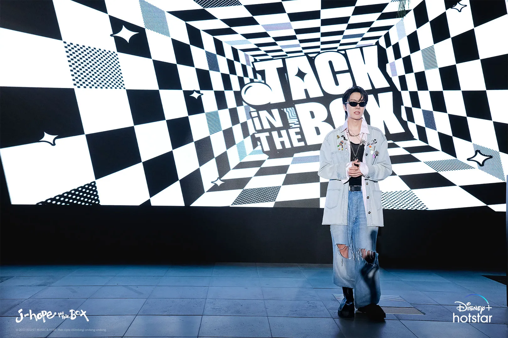 J-Hope In The Box. Credit: Disney+ Hotstar