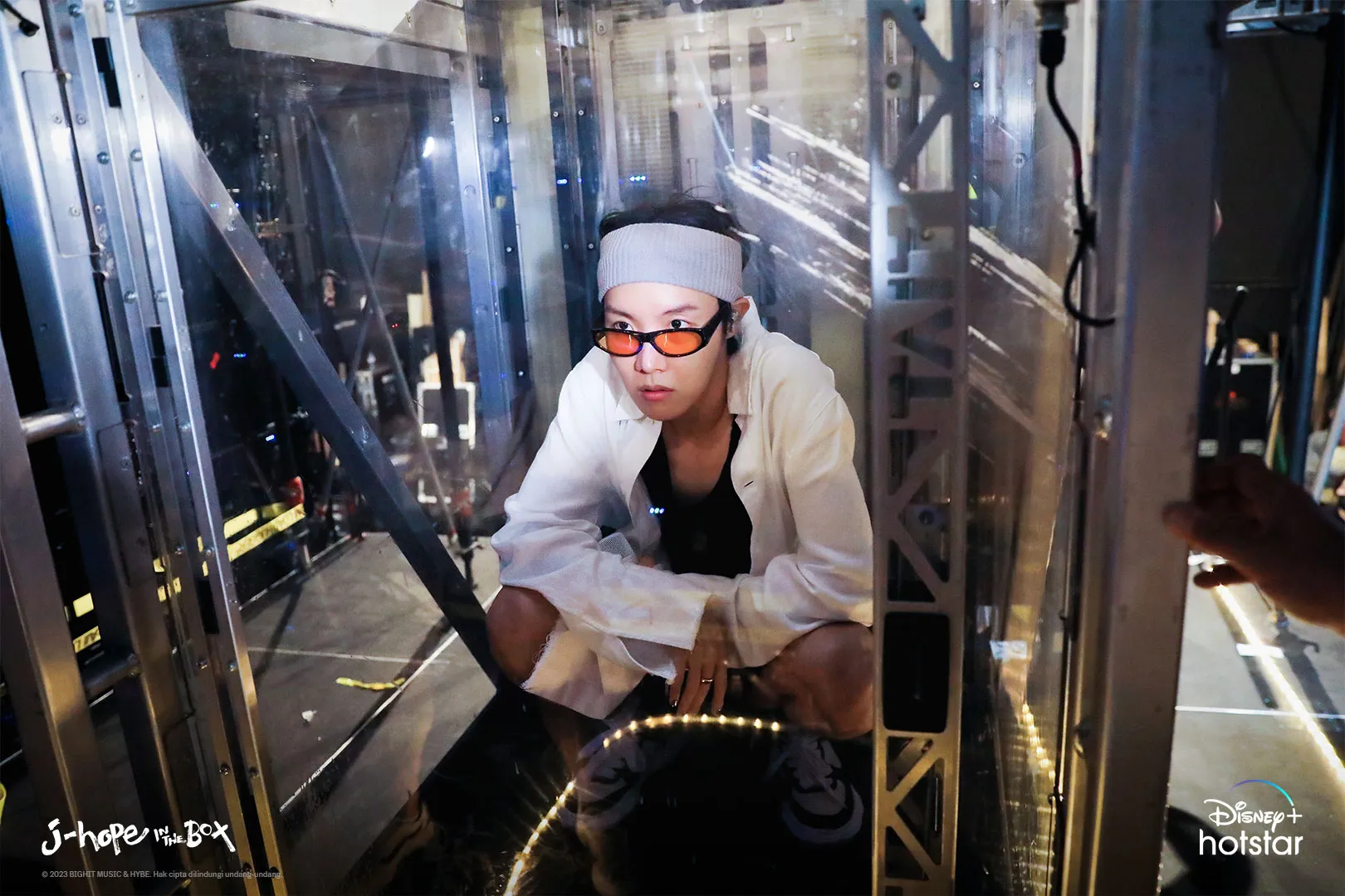 J-Hope In The Box. Credit: Disney+ Hotstar