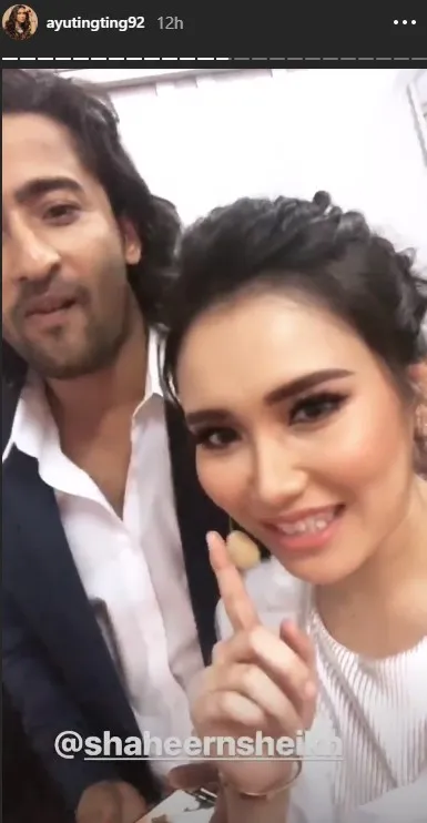 Ayu Ting Ting dan Shaheer Sheikh (credit: Instagram.com/ayutingting92)