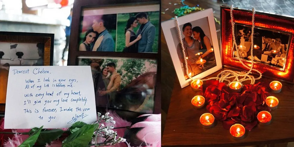 Perayaan Valentine romantis ala Glenn Alinskie & Chelsea Olivia/©instagram.com/chelseaoliviaa