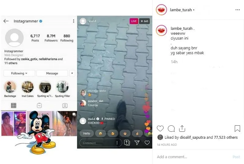 Instagram.com/lambe_turah