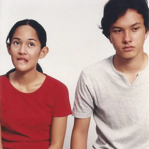 Foto jadul Rangga dan Cinta jaman SMA/©instagram.com/milesfilms