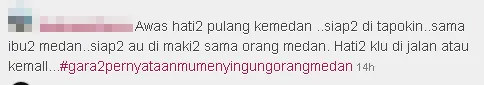 Ancaman seorang haters Bella di Medan/©instagram.com/barbie_bellashofie