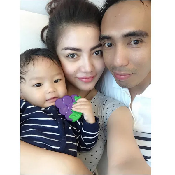 Kebersamaan Bella, Suryono dan baby Al-Fath/©instagram.com/bellashofie_suryo