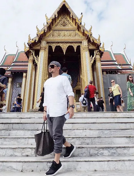 Caren sedang ada di Bangkok nikmati jatah liburannya/©instagram.com/carendelano