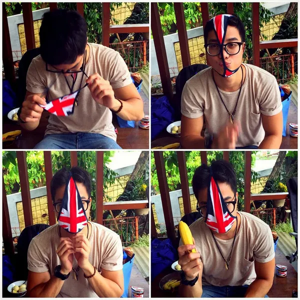 Dikata nekat pakai G-String di kepalanya/©instagram.com/dikta