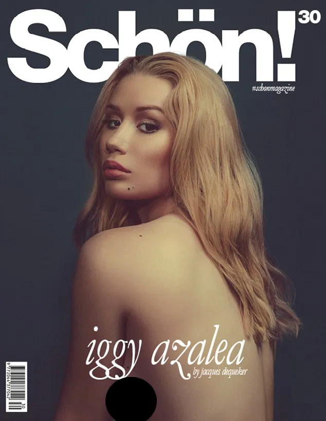 Pose topless Iggy © Schön! Magazine