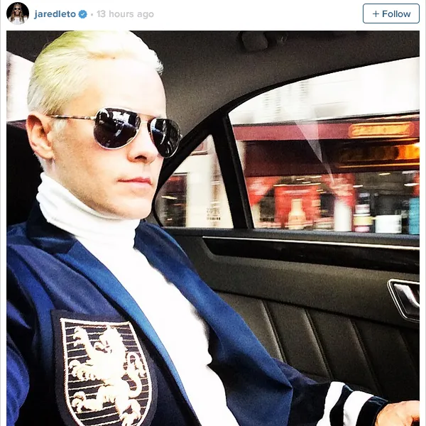 Jared Leto ubah rambutnya jadi blonde/©instagram.com/jaredleto