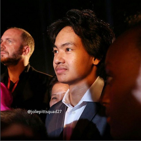 Maddox ikut bergabung bersama sang ibu di FTKMF/©instagram.com/joliepittsquad27/