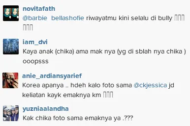 Komentar-komentar pedas nan lucu dari para pemerhati Bella Shofie/instagram.com/©barbie_bellashofie
