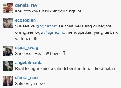 Benarkah foto Agnez meniru foto Anggun?/©Official Instagram Anggun