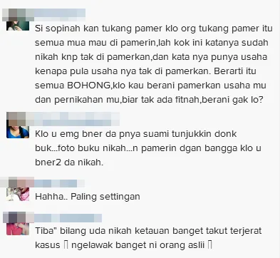 Komentar para netizen di foto Bella Shofie/©instagram.com/bellashofie_suryo