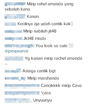 Pevi kecil dibilang mirip Marshanda/©Official Instagram Pevita Pearce