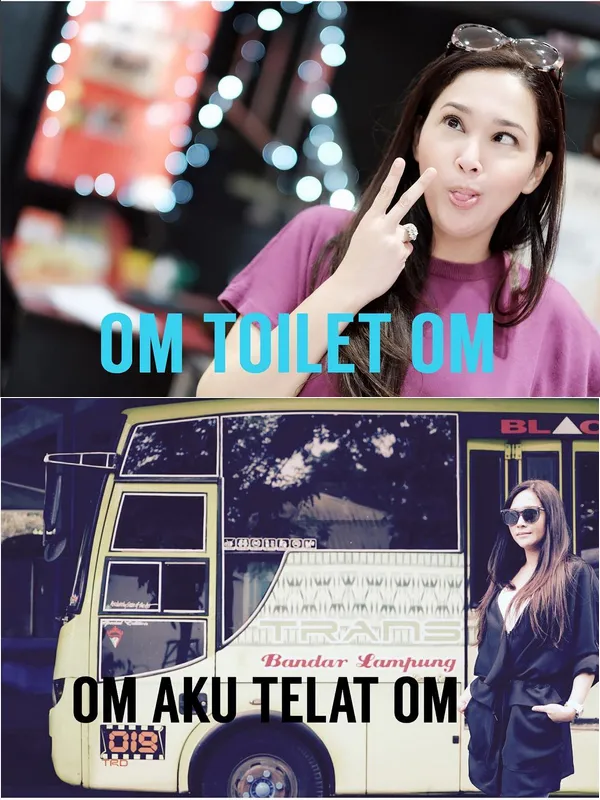 Kocak, Maia bikin meme Telolet/©instagram.com/maiaestiantyreal