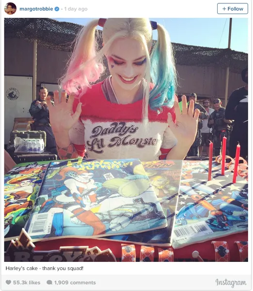 Kue ulang tahun spesial buat Margot Robbie/©Official Instagram Margot Robbie