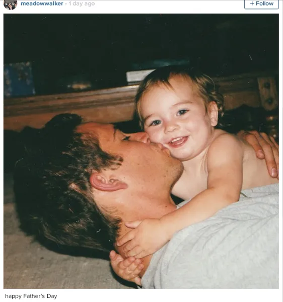 Meadow ucapkan Selamat Hari Ayah untuk Paul Walker/©instagram.com/meadowwalker