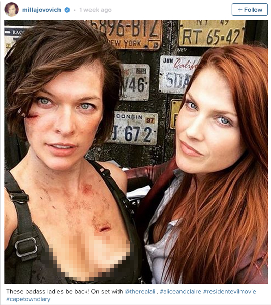 Foto: Milla Jovovich Siap Basmi Zombie di Final 'RESIDENT 