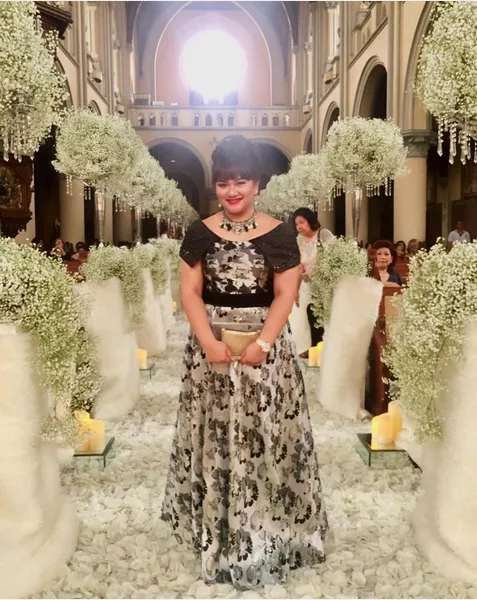 Dekorasi mewah dan serba putih Sandra Dewi/instagram.com/explore/tags/harveysandrawedding/
