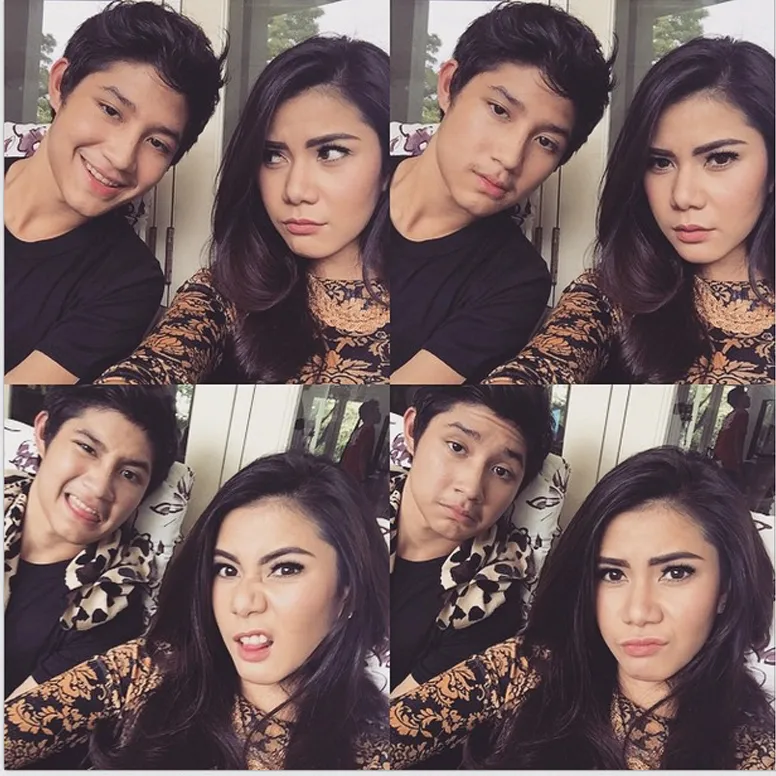 Teuku Rassya & Cynthia Ramlan selfie bareng di tengah-tengah break syuting / ©instagram.com/cynthiaramlan