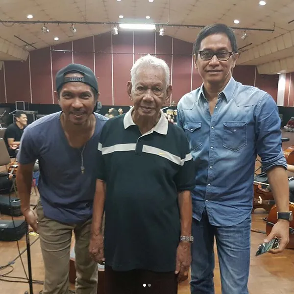 Ridho bersama Opa Bing dan juga Addie MS/©instagram.com/ridho_hafiedz