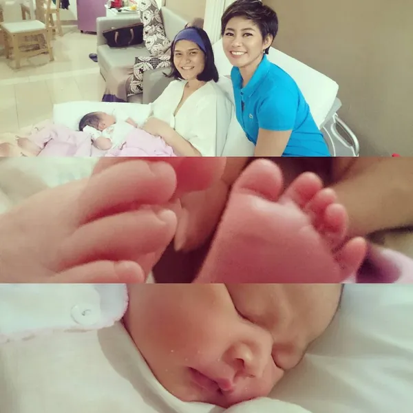 Medina lahirkan putri kecil yang cantik, Kana/©instagram.com/r_djangkaru